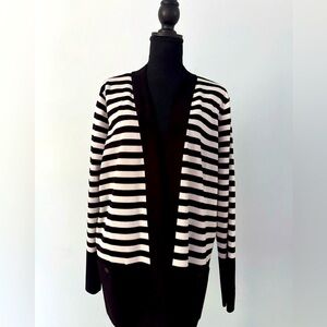 Striped Black and White Women's Sweater